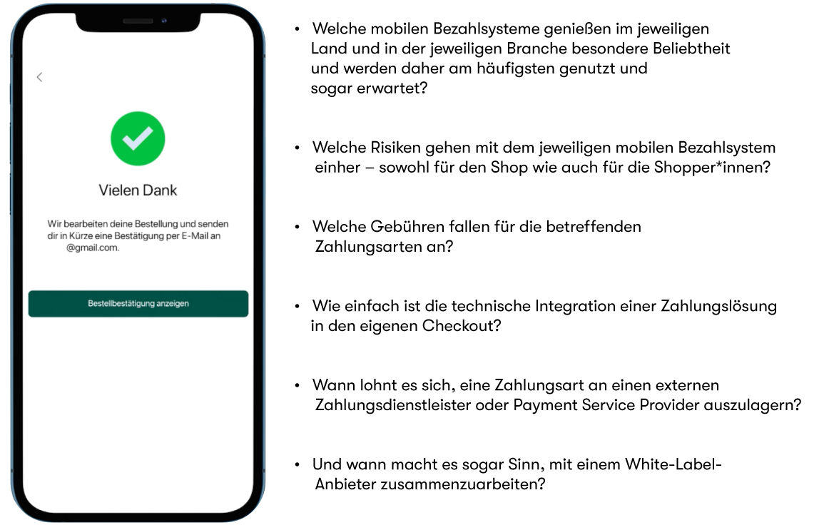 Optimisierung von Websiten für mobile phones