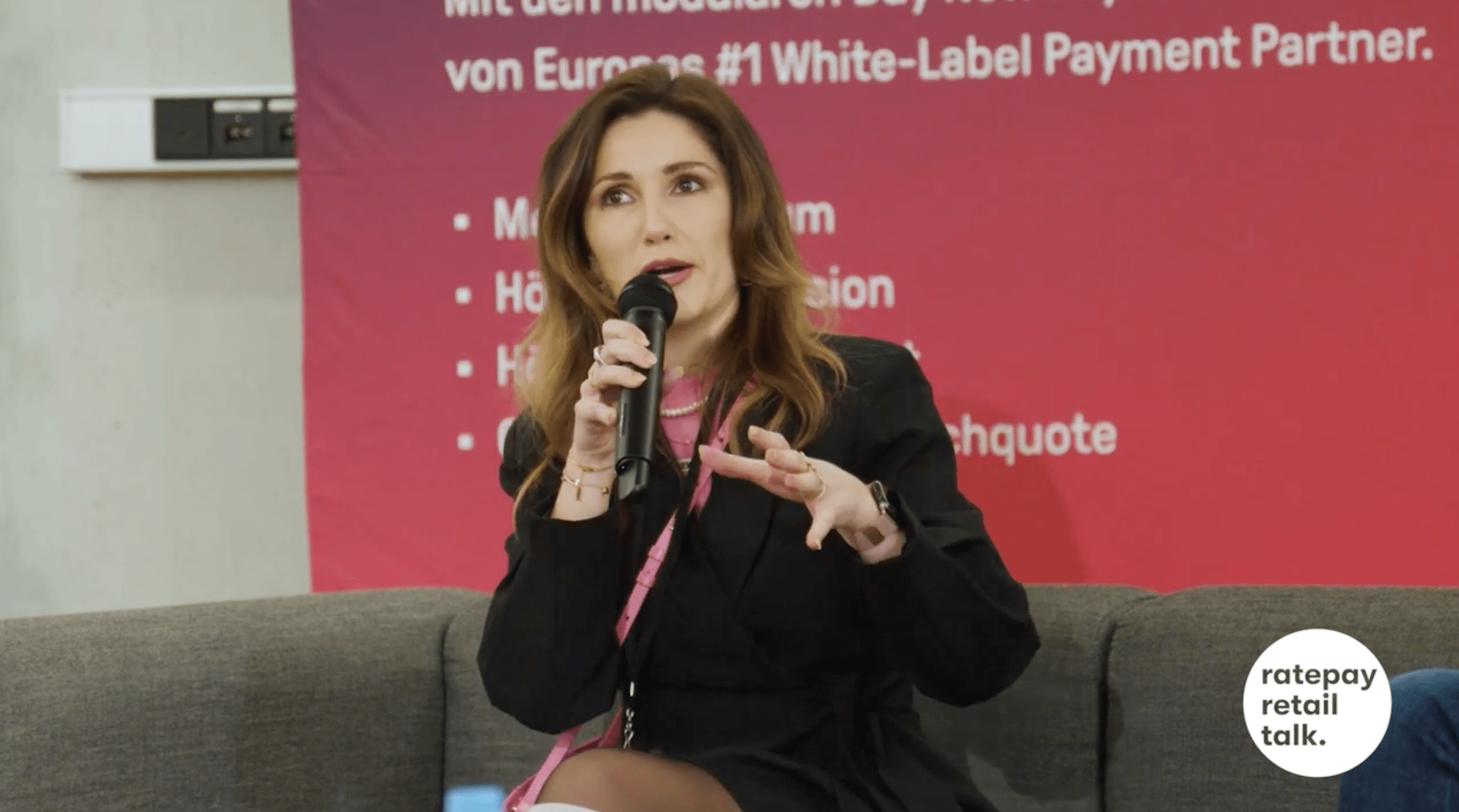 Julia Antkowiak beim Ratepay Retailtalk